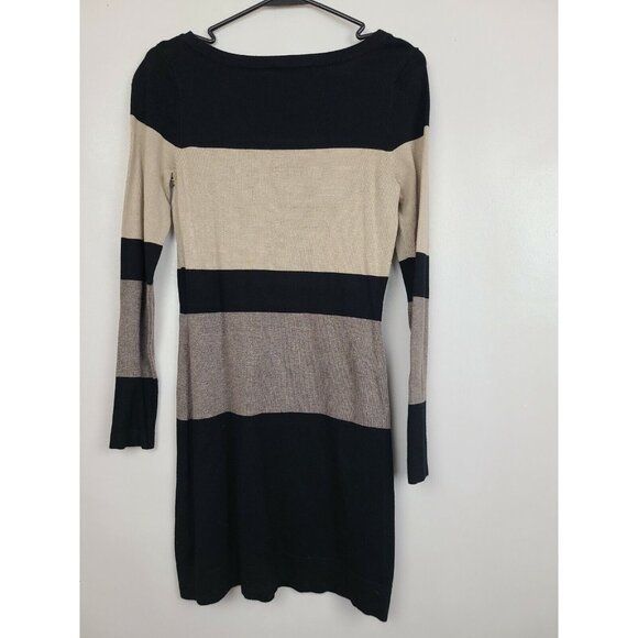 INC International Concepts Womens Sweater Dress Small Multi Striped Long Sleeve - Picture 3 of 6